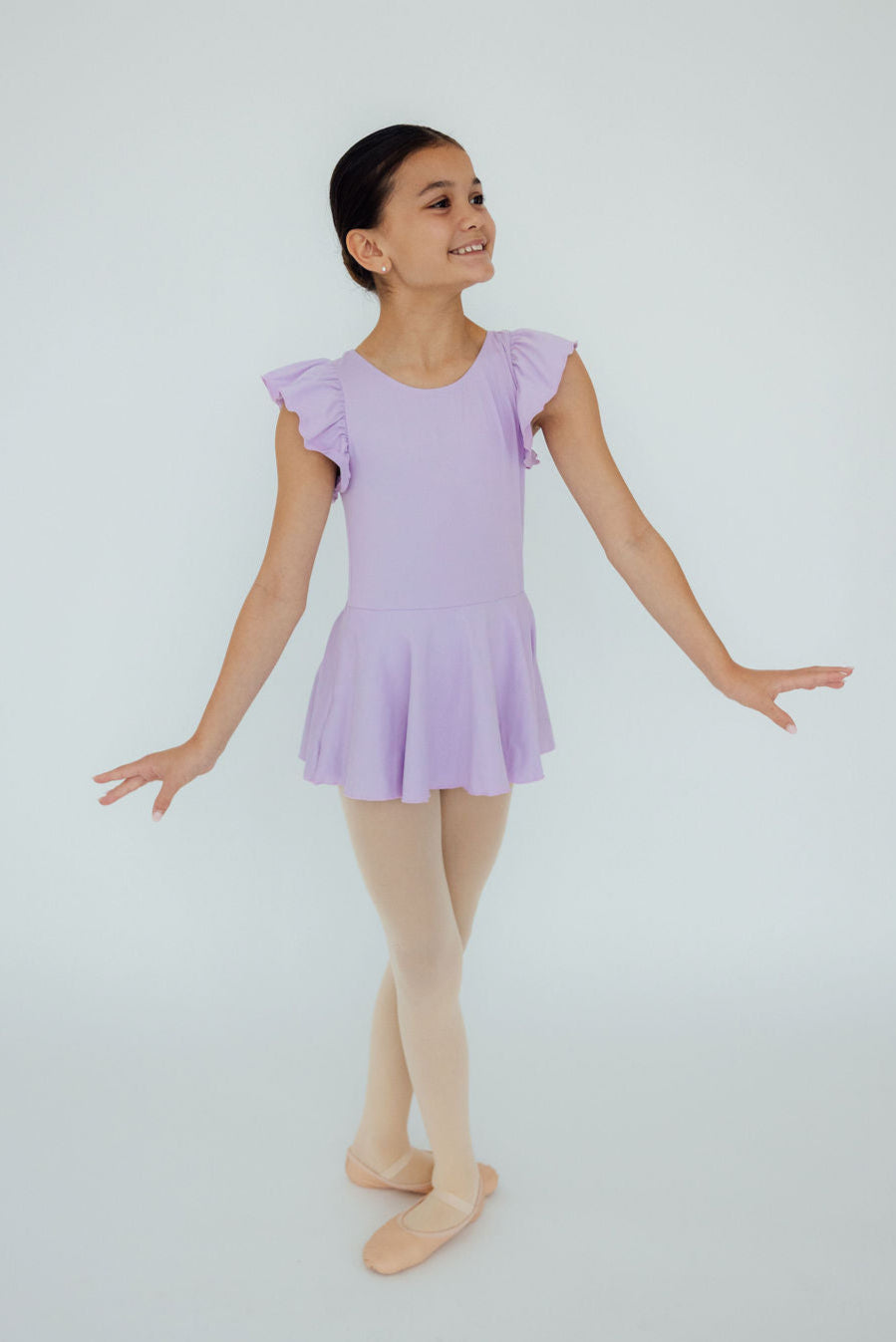 Lavender S/S Twirl Leotard