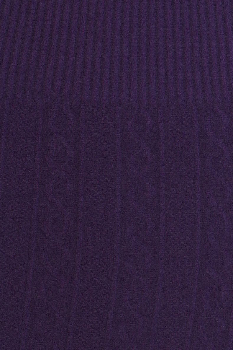Sakkas Cable Knit Fleece Lined Leggings