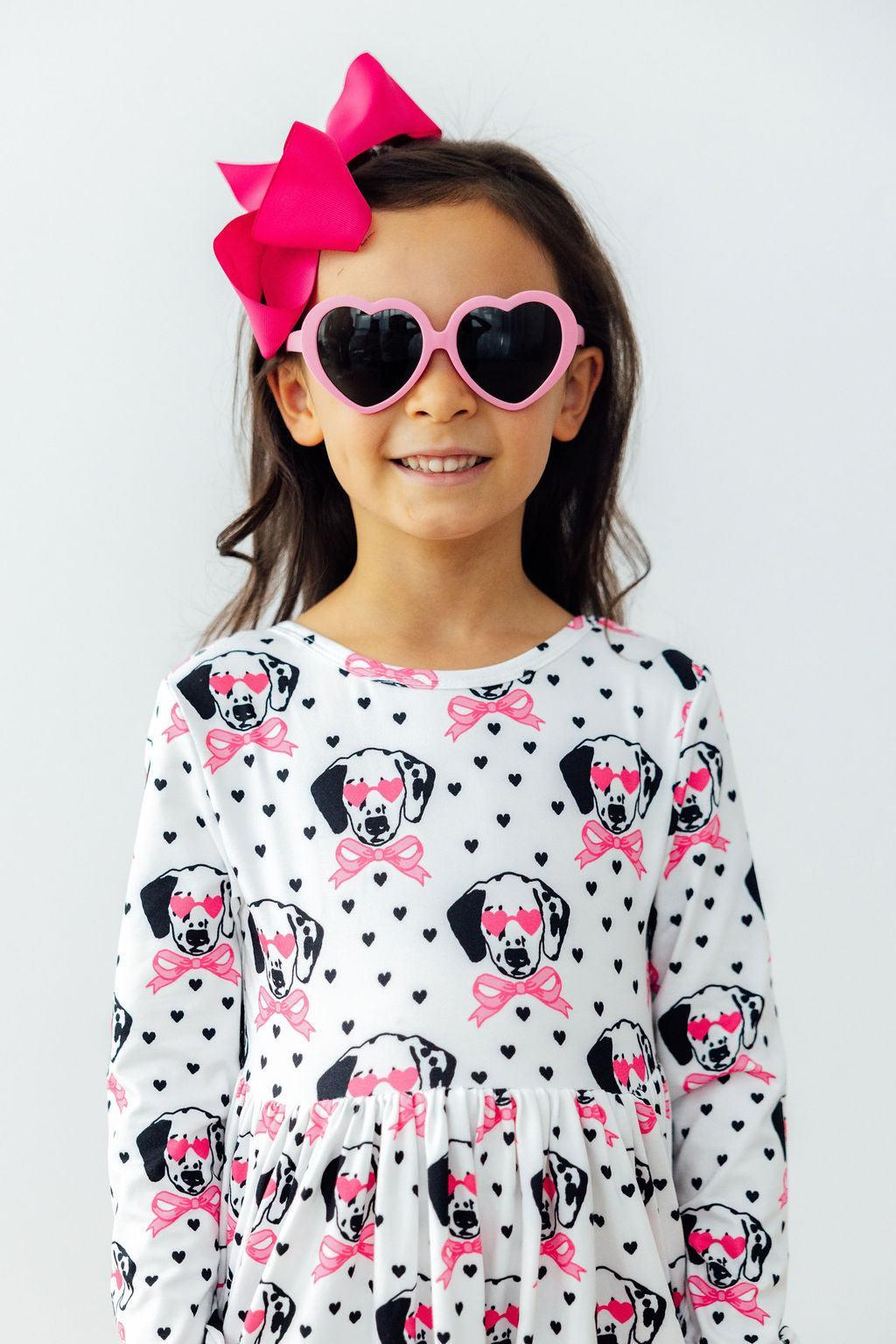 Love You Spots L/S Pocket Twirl Dress