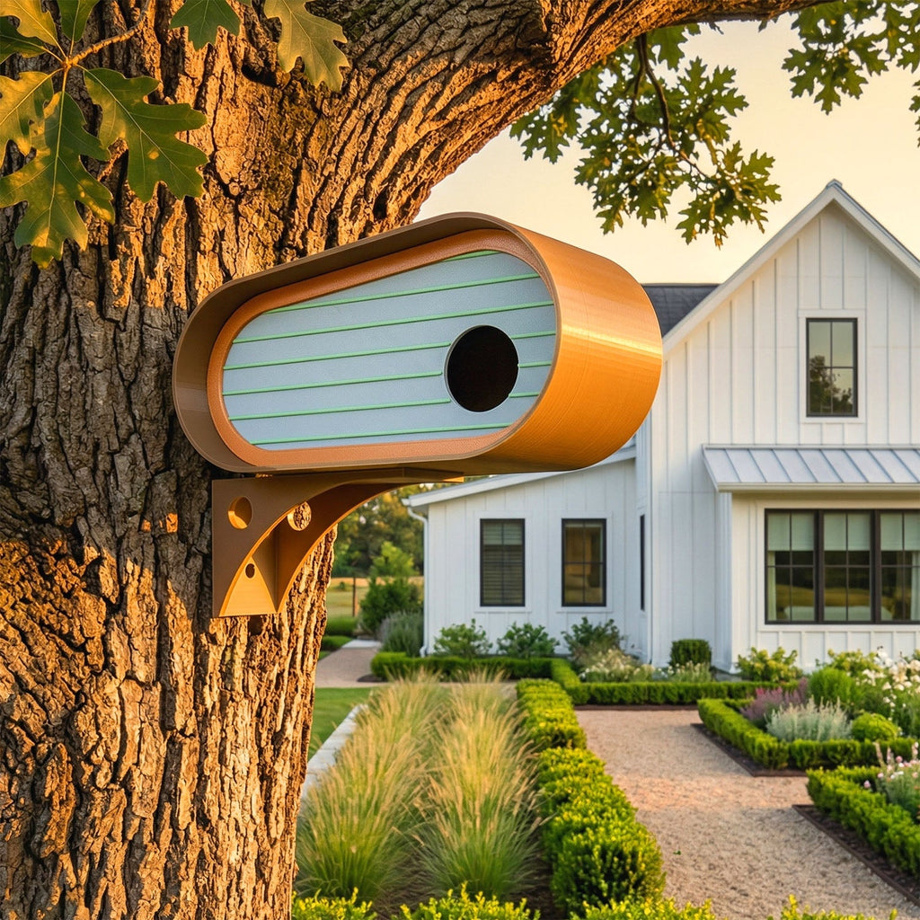 ADG42 The Oransa Mid-Century Modern Birdhouse