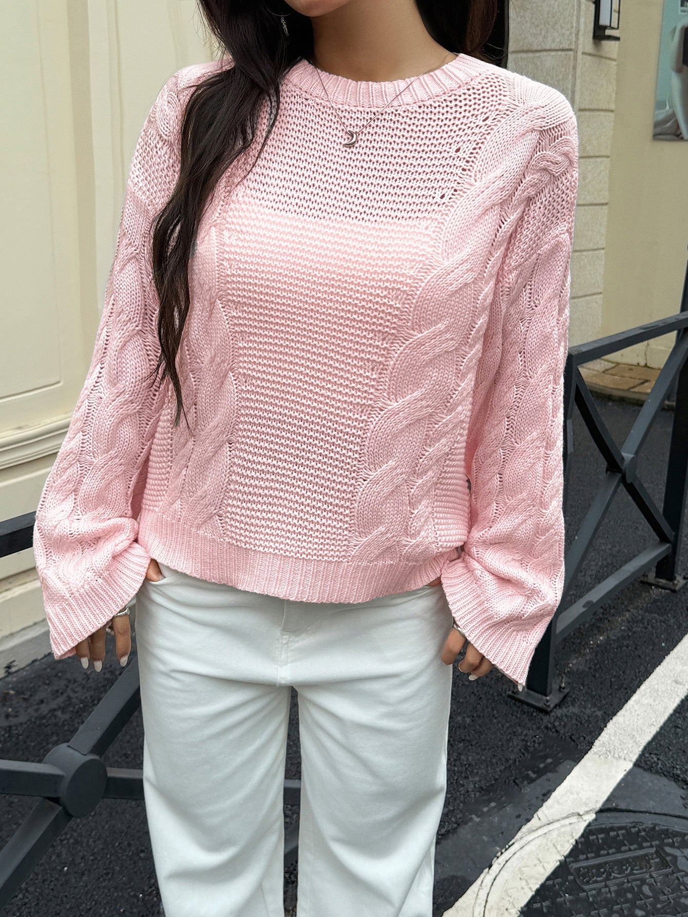 Casual Simple Wool Long Sleeve Sweaters Women Clothing Autumn Winter