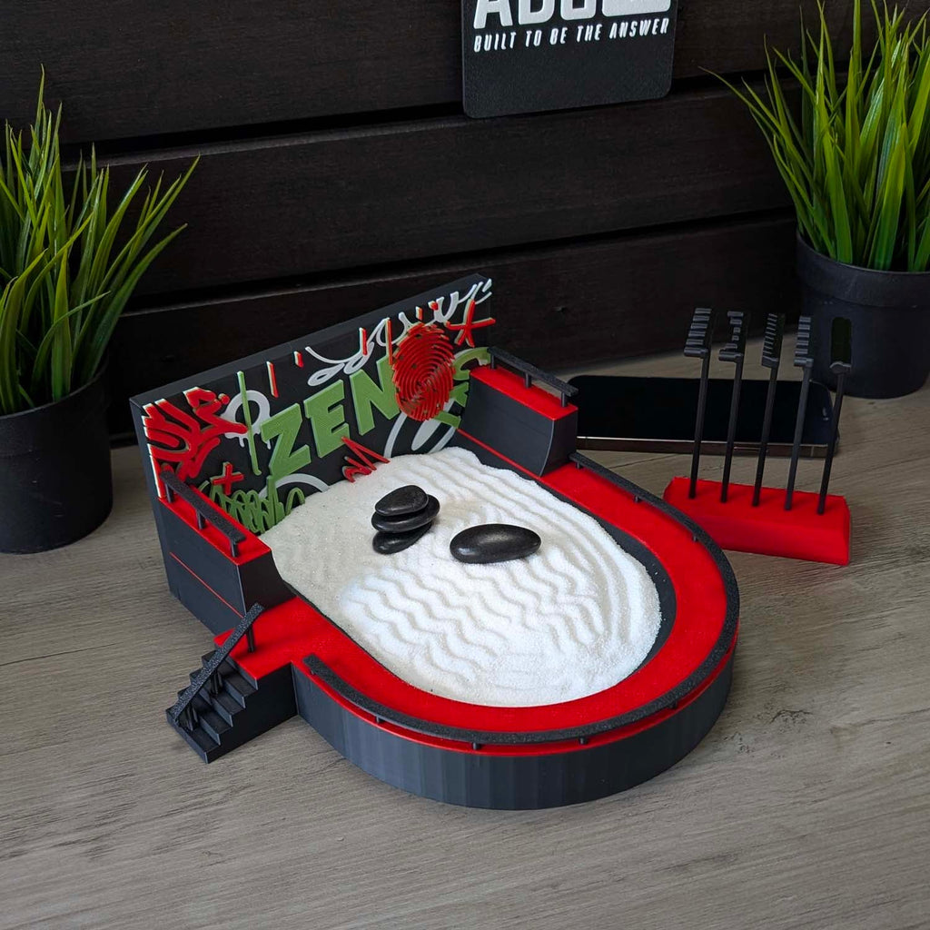 ADG42 Desktop Skatepark Zen Garden with Graffiti
