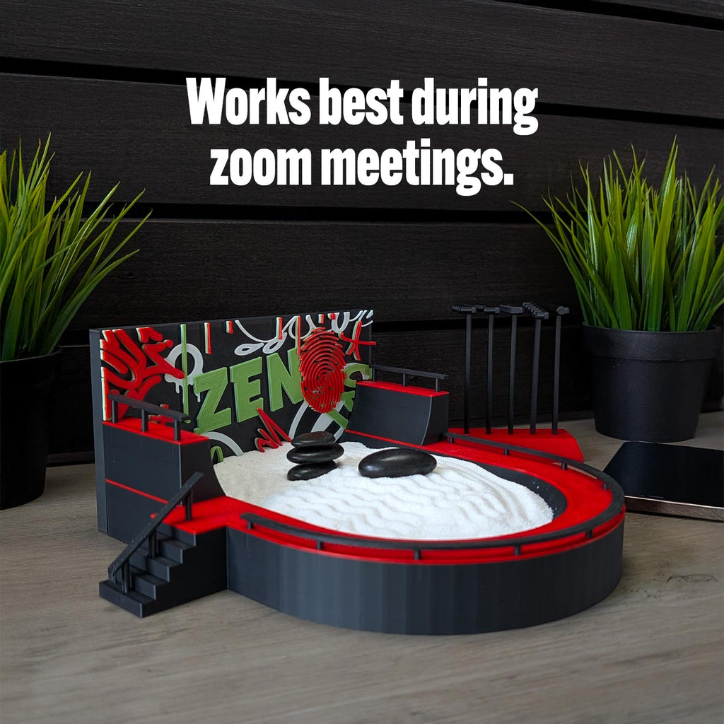 ADG42 Desktop Skatepark Zen Garden with Graffiti