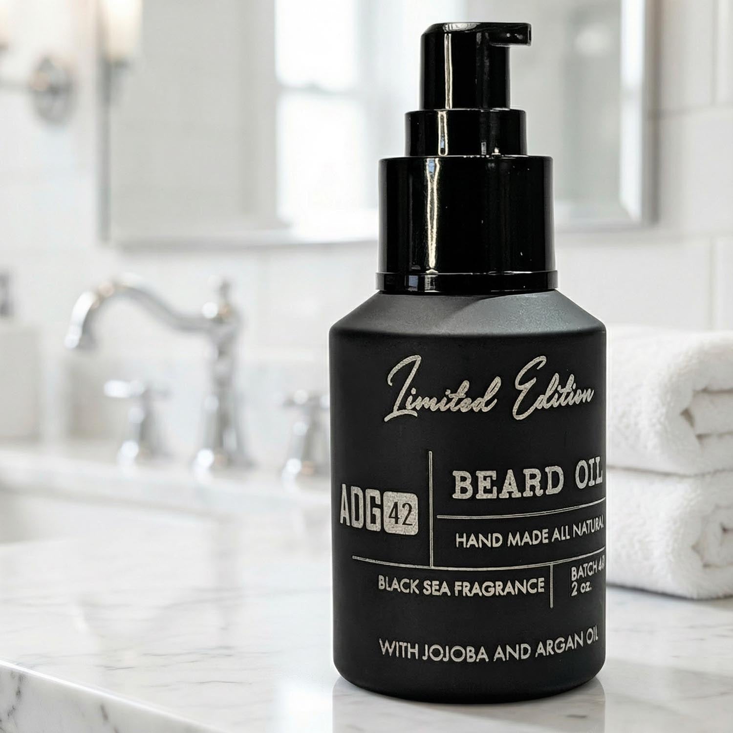 ADG42 All-Natural Premium Beard Oil - Black Sea