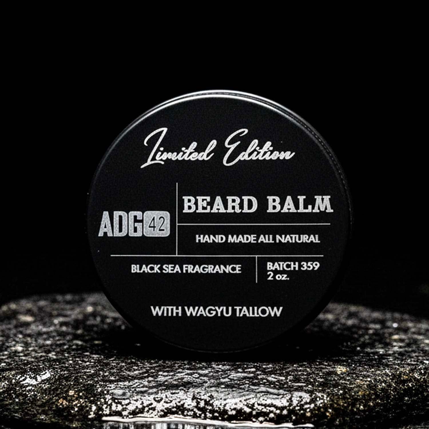 ADG42 All-Natural Premium Beard Balm - Black Sea