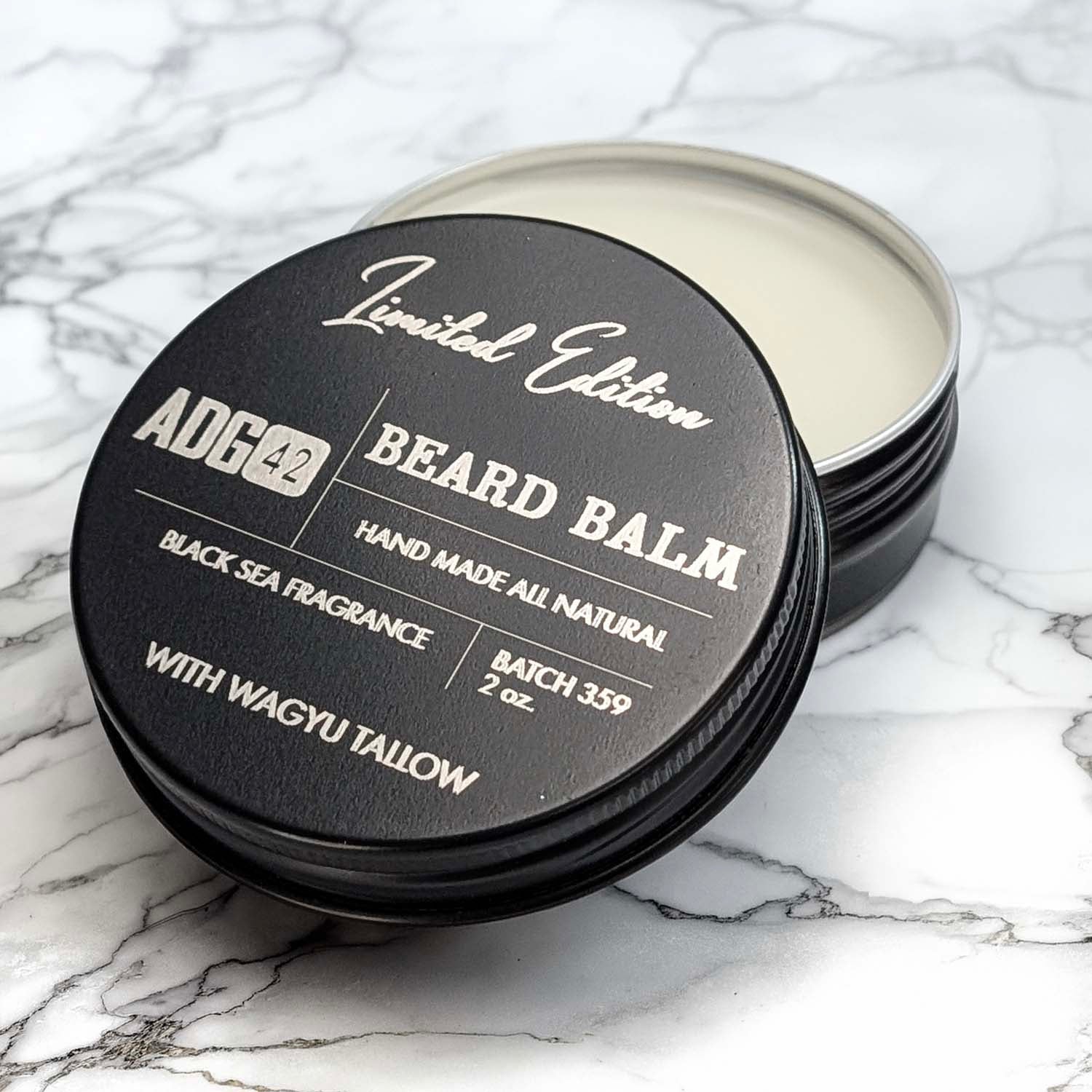 ADG42 All-Natural Premium Beard Balm - Black Sea