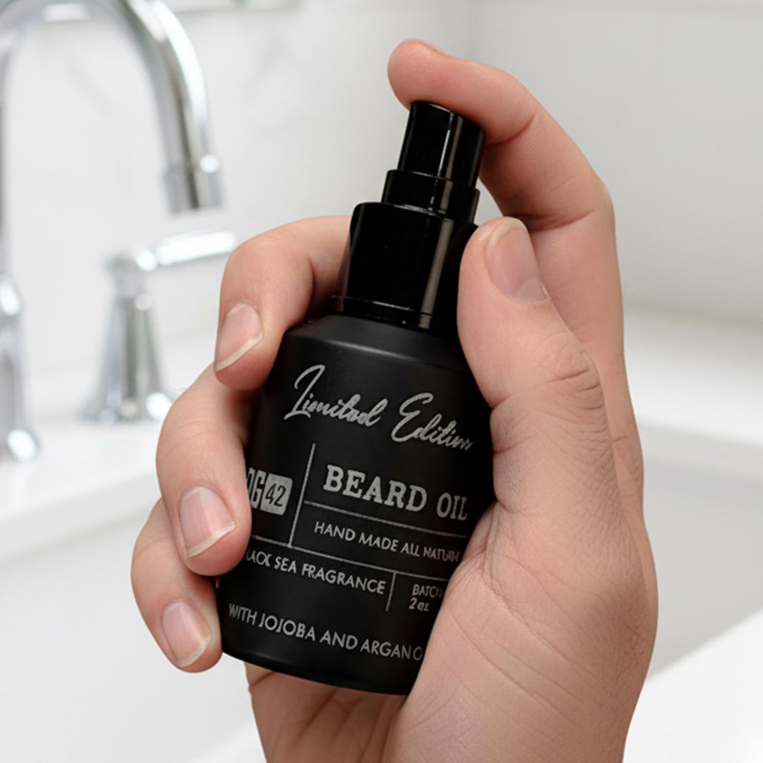 ADG42 All-Natural Premium Beard Oil - Black Sea