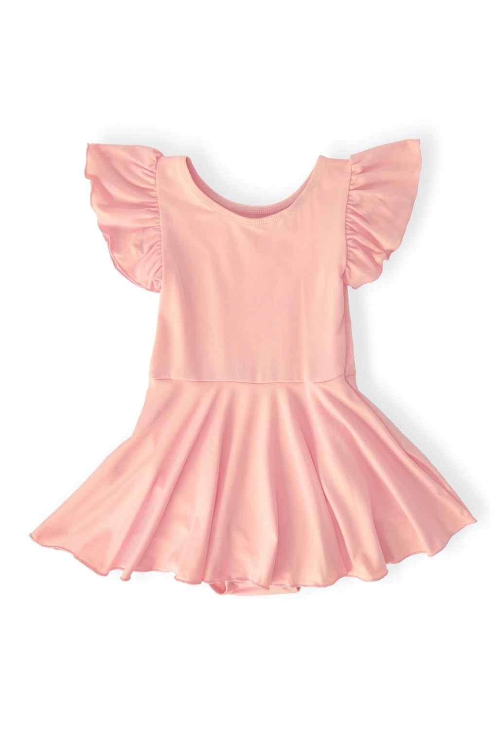 Peach S/S Twirl Leotard