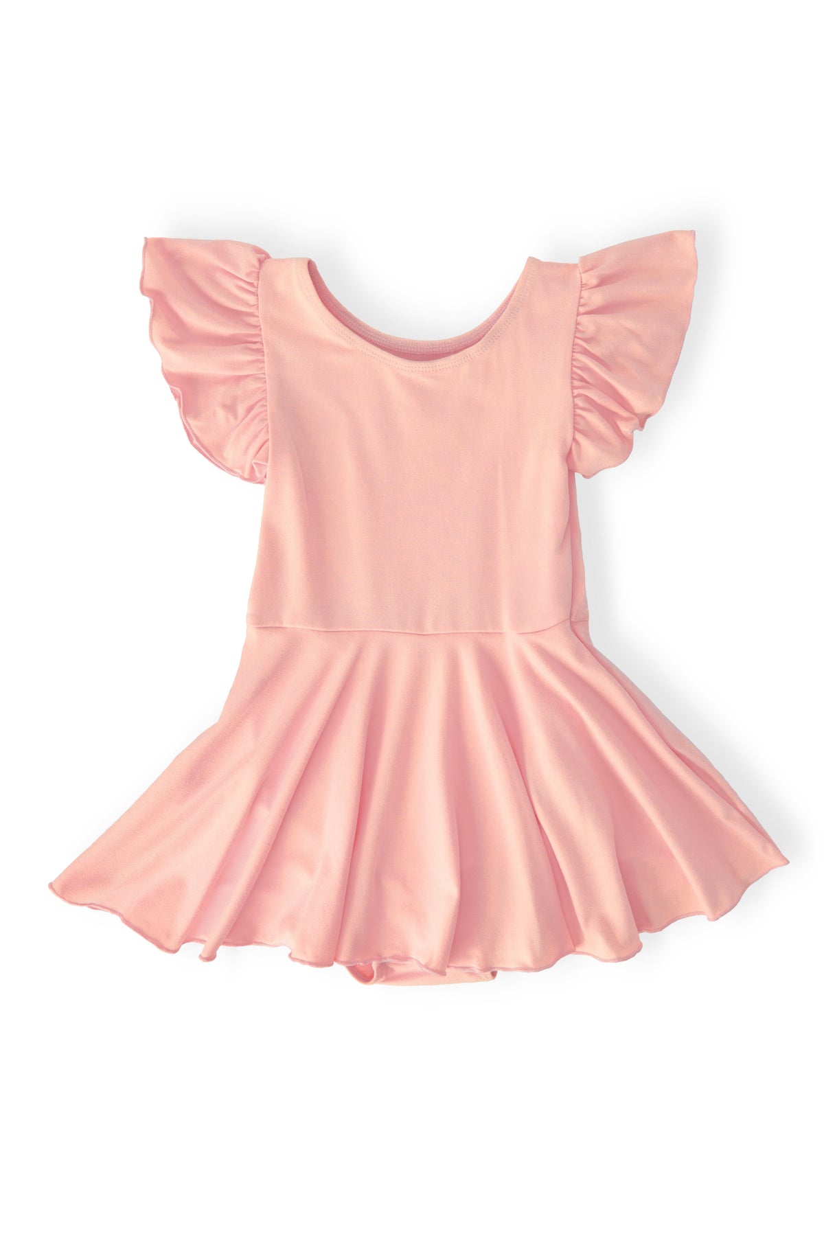 Peach S/S Twirl Leotard