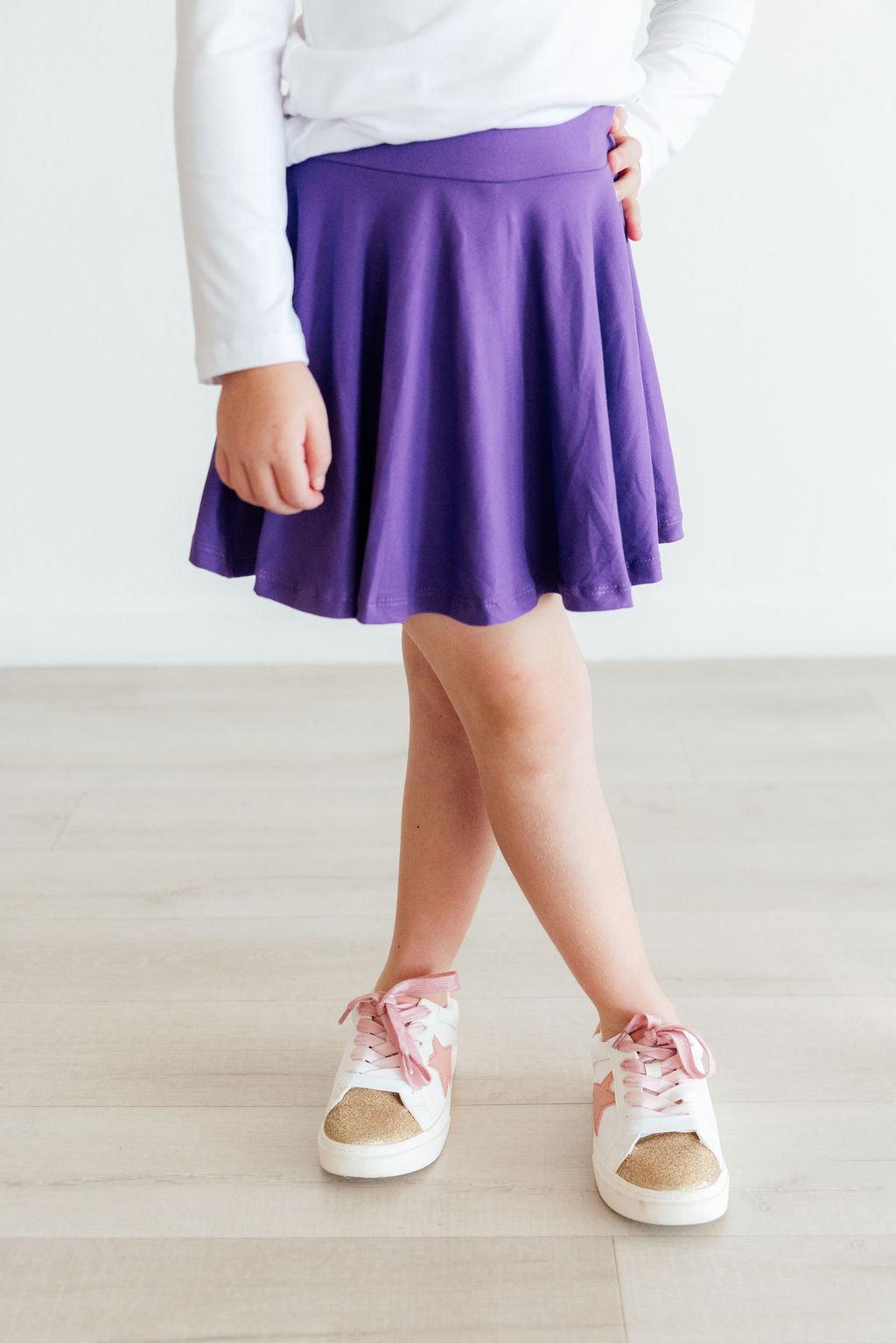 Purple Twirl Skort