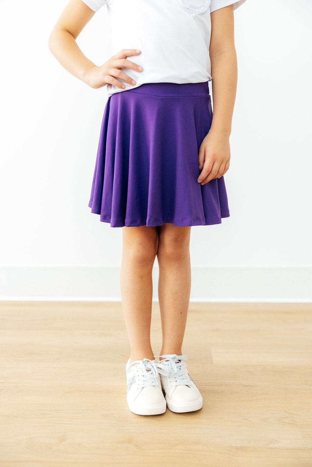 Purple Twirl Skort