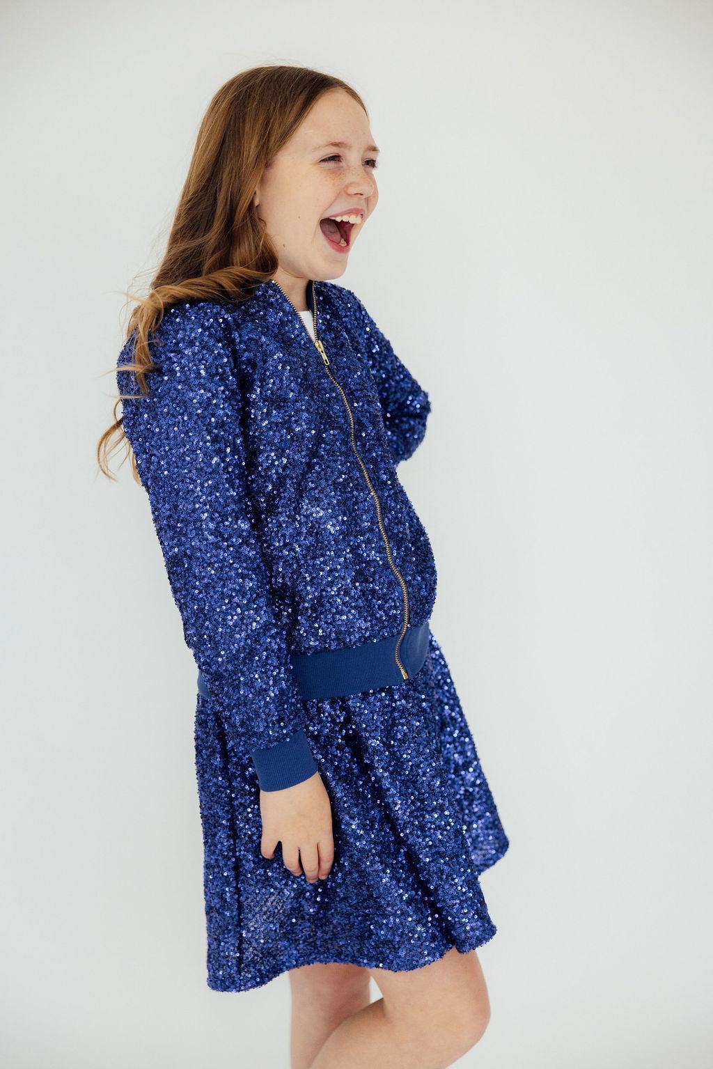 Royal Blue Sequin Jacket