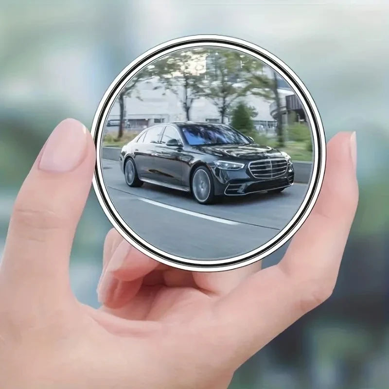 A Pair of 360-Degree Adjustable Wide-Angle Blind Spot Mirrors