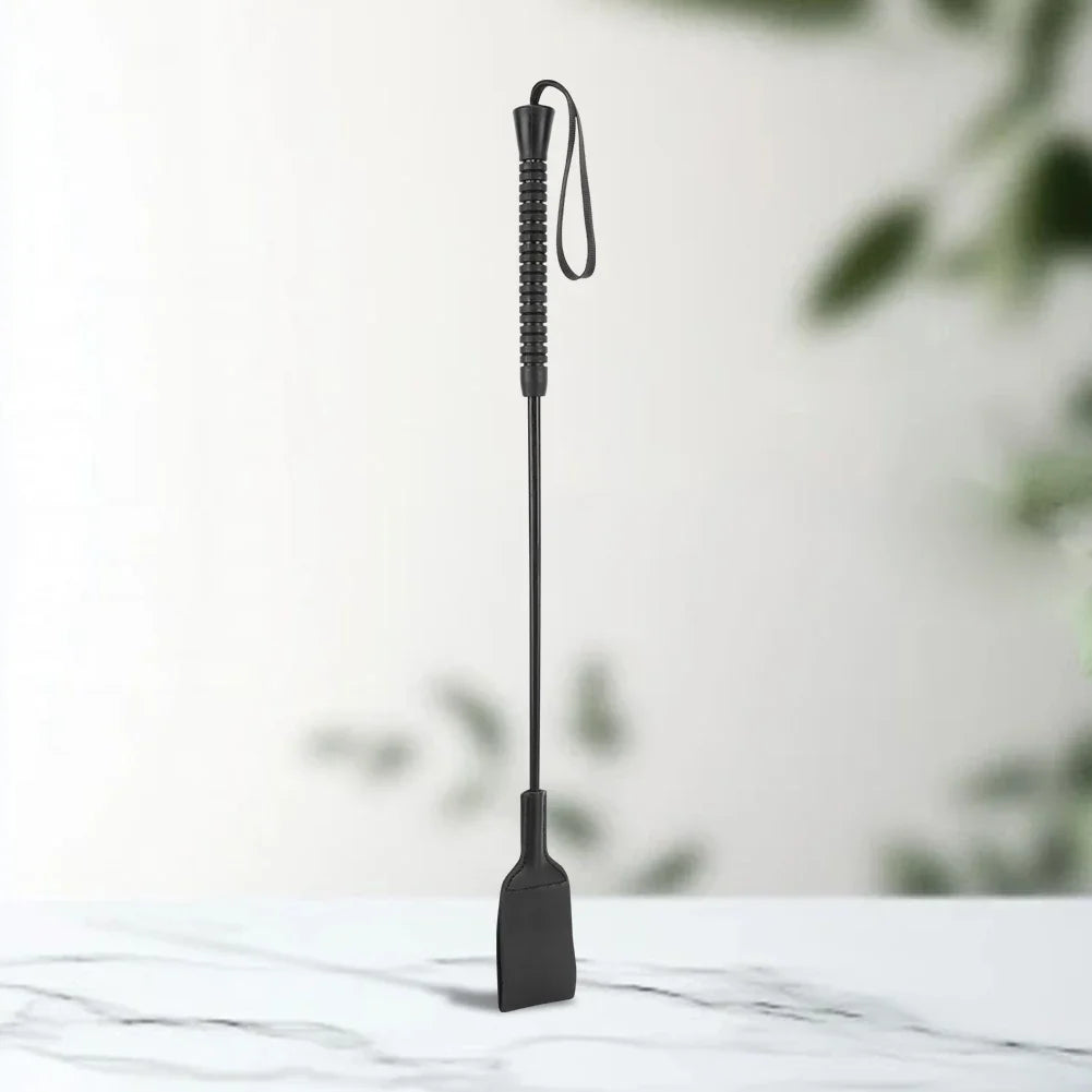21Inch Riding Crop with Handle Equestrian Training Horse Whip PU Leather Outdoor Portable Pointer for Horses