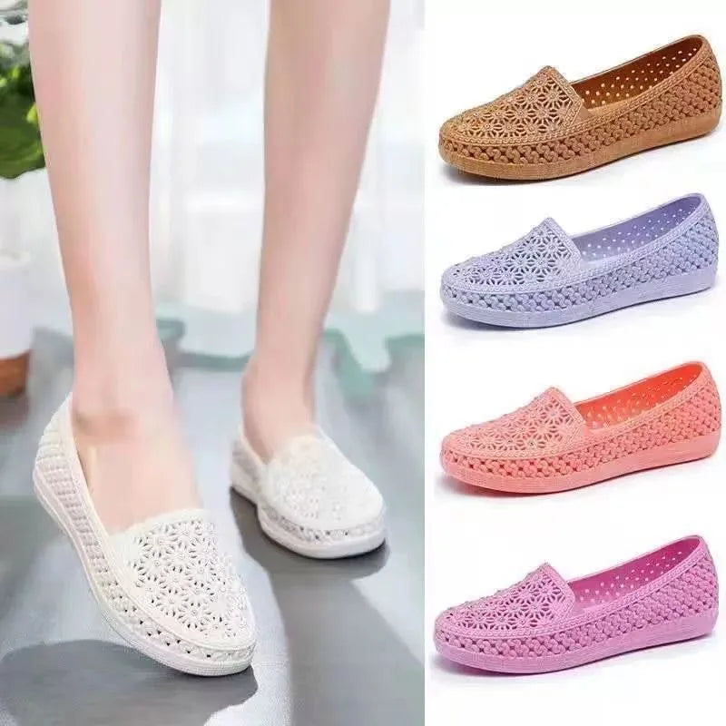 Women's Sandals 2025 Summer New Fashion Clip Toe Flat Women's Flip Flops Beach PU Leather Casual Ladies Slippers Zapatos Mujer