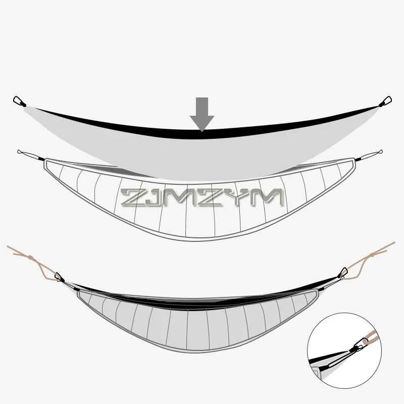 Camping Hammock Underquilt Full Length Big Size Under Quilts for