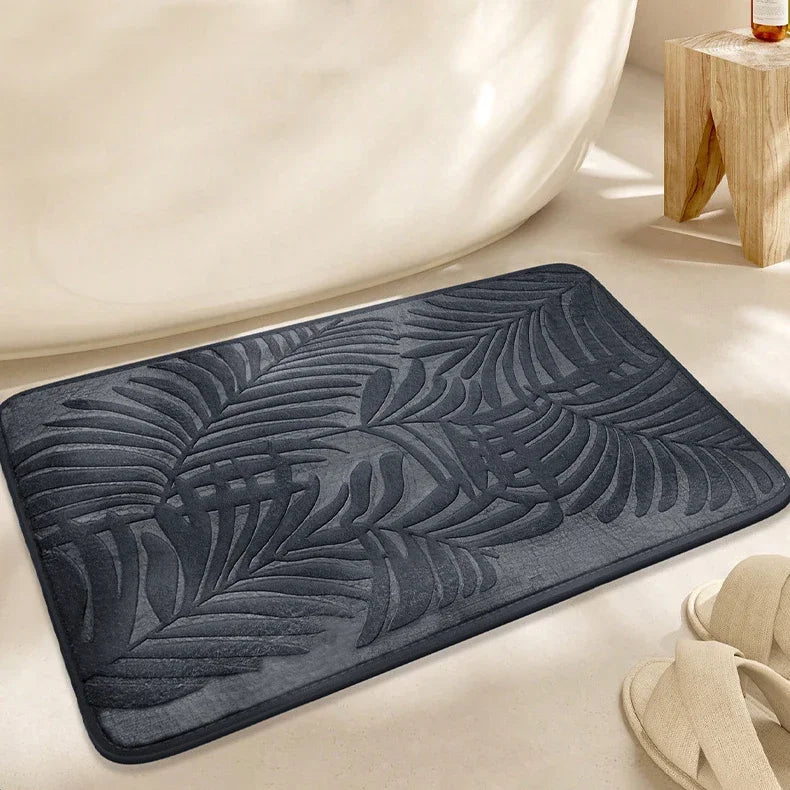 Absorbent Non-Slip Bathroom Rug Memory Cotton Bathrooms Floor Rugs