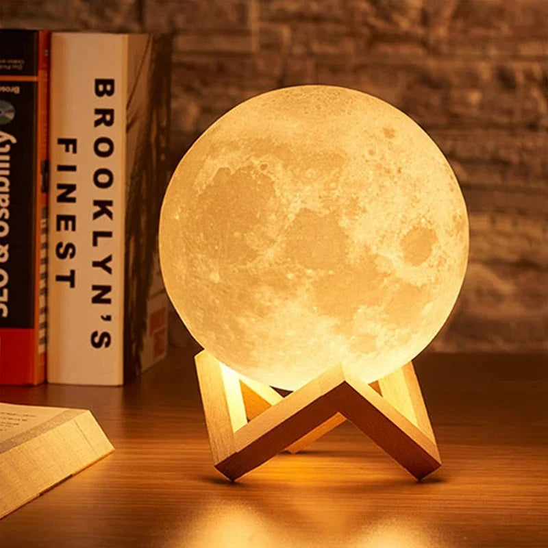Book Light LED Moon Light Galaxy Light, Moon Night Light, Girl, Boy
