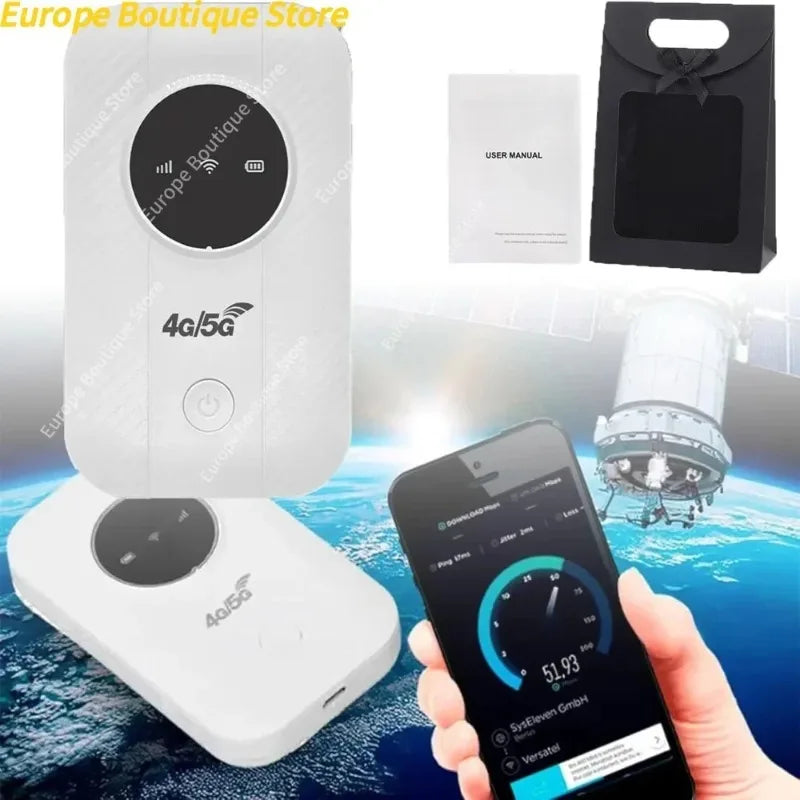2026 NEW 4G 5G Portable Pocket WiFi Router 300Mbps USB Powered Mobile Hotspot Asian European Version Pocket Internet