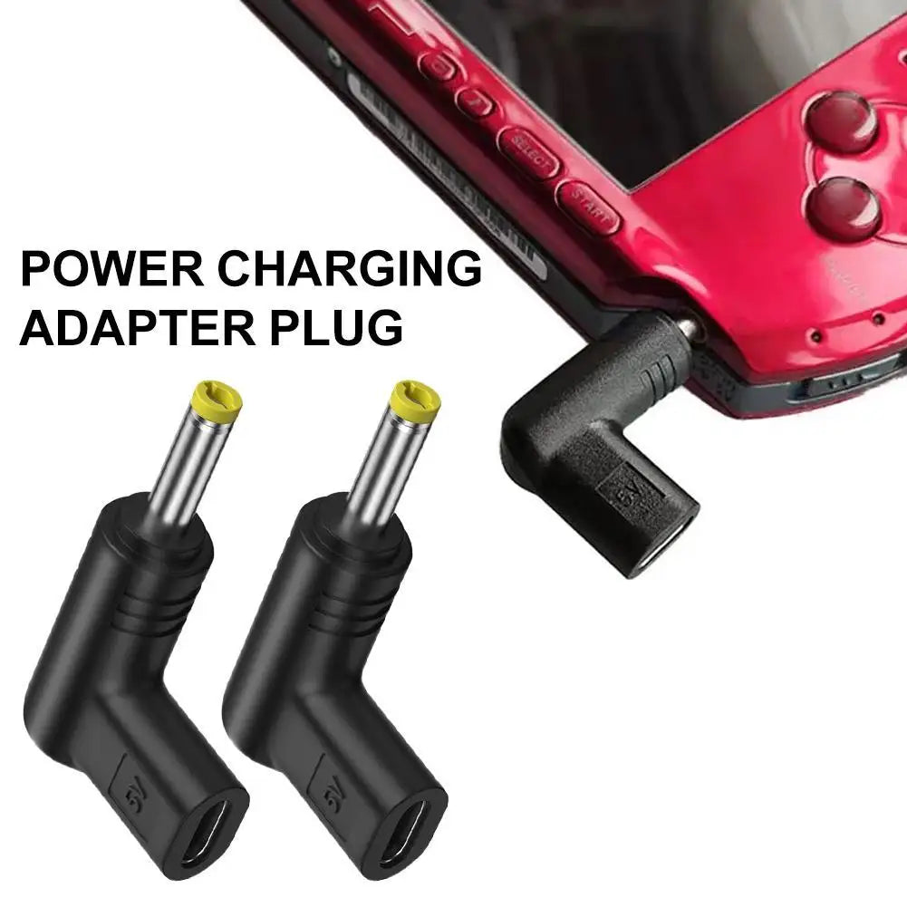 5V Type-C To DC Power Charging Conversion Plug Adapter For PSP 1000, 2000, 3000 Adapters Game DC Jack Plug Charging Adapter