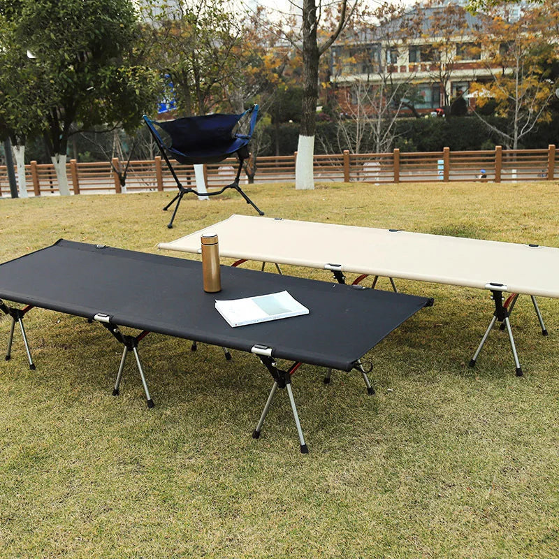 Camping Folding Cot High Legs One Person Outdoor Office Nap Sleeping