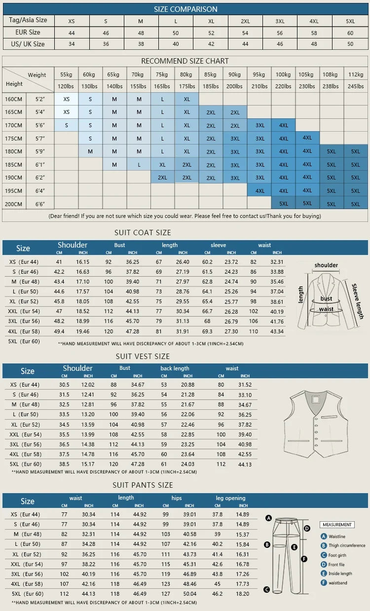 ST Cassy High Quality Luxury Men's Suit 3 Piece Set Dinner Black Party Tuxedo Banquet Attire Fashion Male Groom Wedding