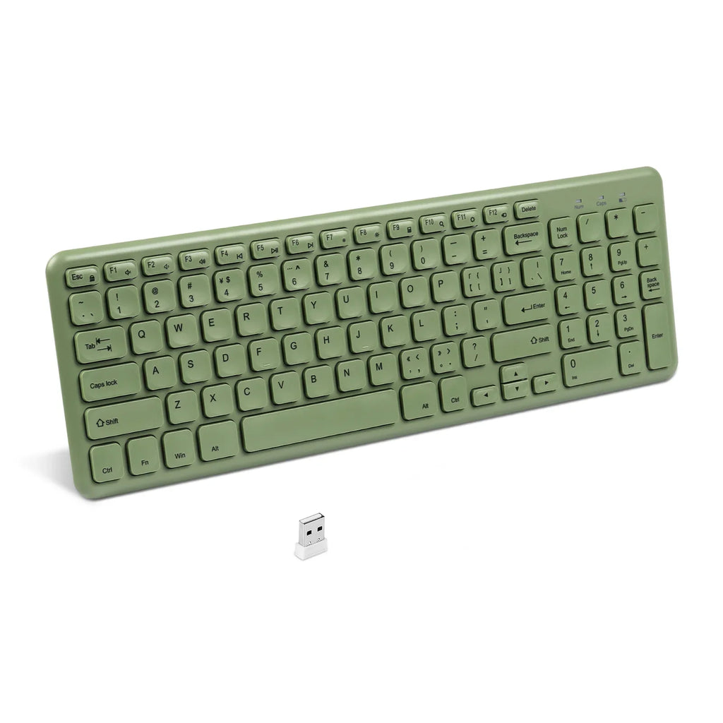 CHYI™ Fashion Wireless Keyboard & Mouse Combo – Silent, Ergonomic, 2.4GHz, Pink, Purple & More | FlipStylez LLC®