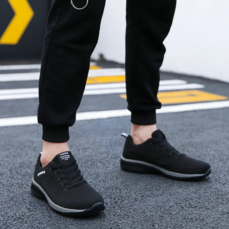 Athletic Shoes for Men Shoes Sneakers Black Shoes Casual Knit Sneakers