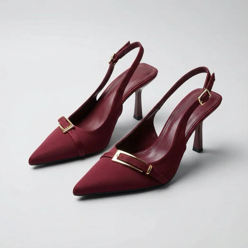 New Summer Fashion Solid Color Casual Women's Sandals Brand Buckle Designer 2026 Everyday Comfortable Office Women's High Heels