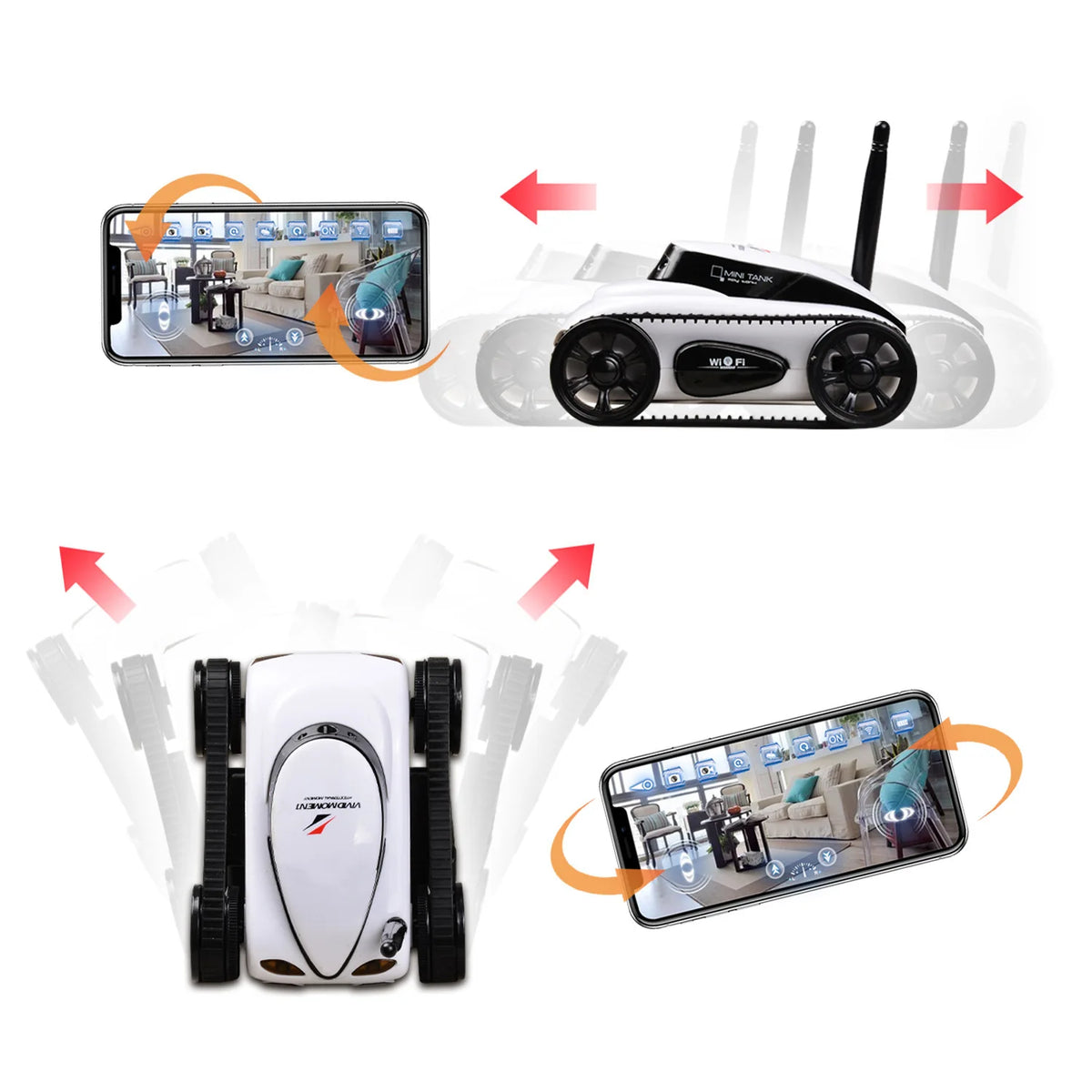 777-272 Wifi Mobile Remote Control Four Channel Real-Time Transmission