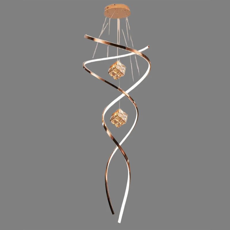Home Decoration - Hall Chandelier - Staircase Chandelier - Indoor Lighting Fixtures - Ceiling Lights - Exquisite Indoor Lighting