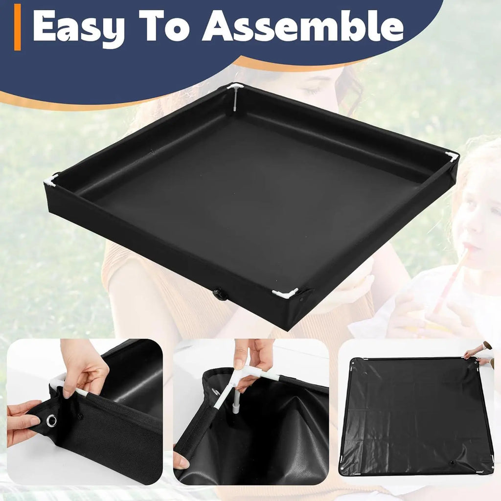 Camping Shower Tent Floor Base Outdoor Tent Shower Tray Folding Shower