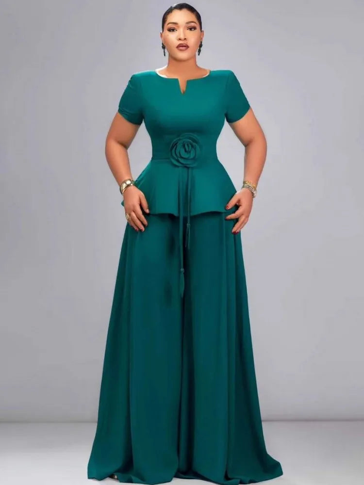 2 Piece Women Sets L-4xl Plus Size Matching Sets Big Size 3XL Two