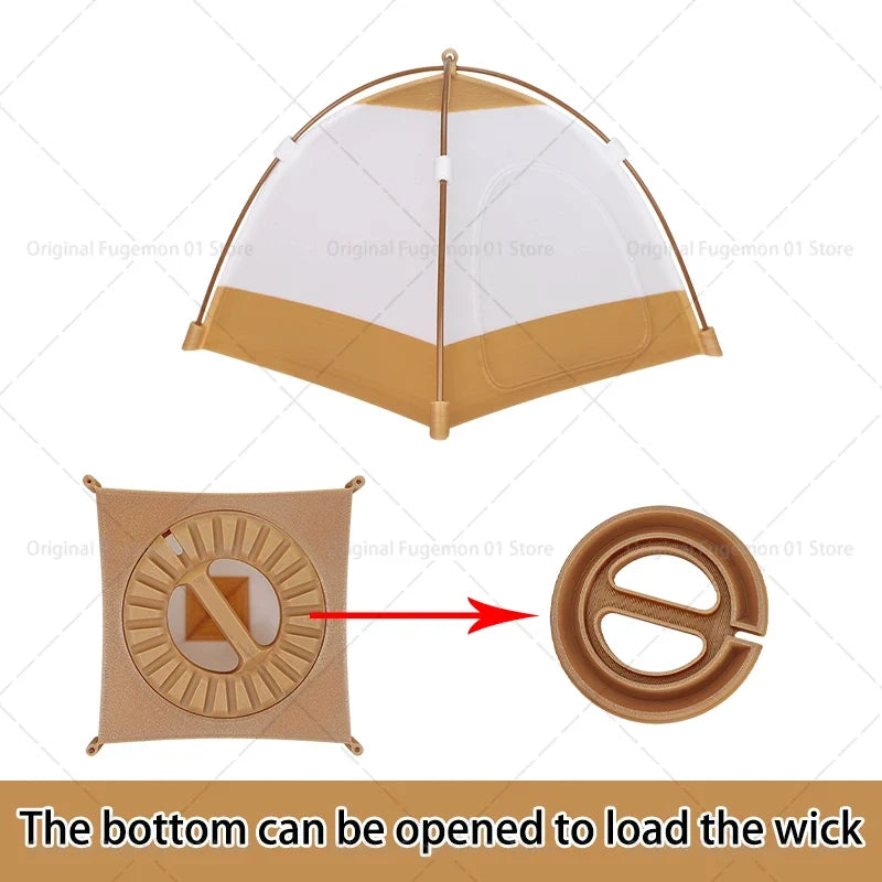 Camping Simulation Small Tent Model Removable Toy Decoration Camping