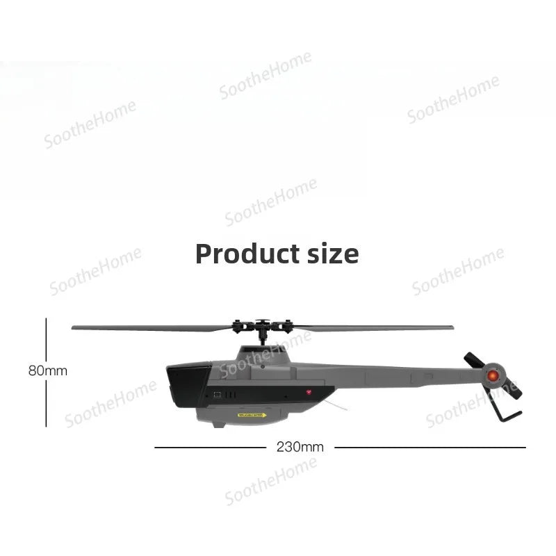 C128 RC Helicopter 2.4g System Remote Control 1080p Camera Wifi FPV