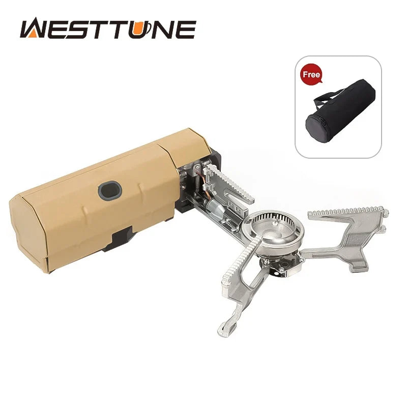 Camping Gas Stove 2670w Portable Folding Cassette Gas Burner Outdoor
