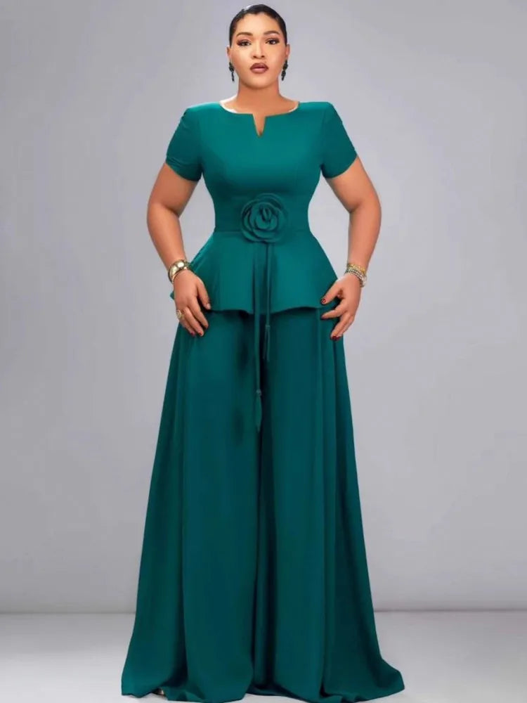 2 Piece Women Sets L-4xl Plus Size Matching Sets Big Size 3XL Two