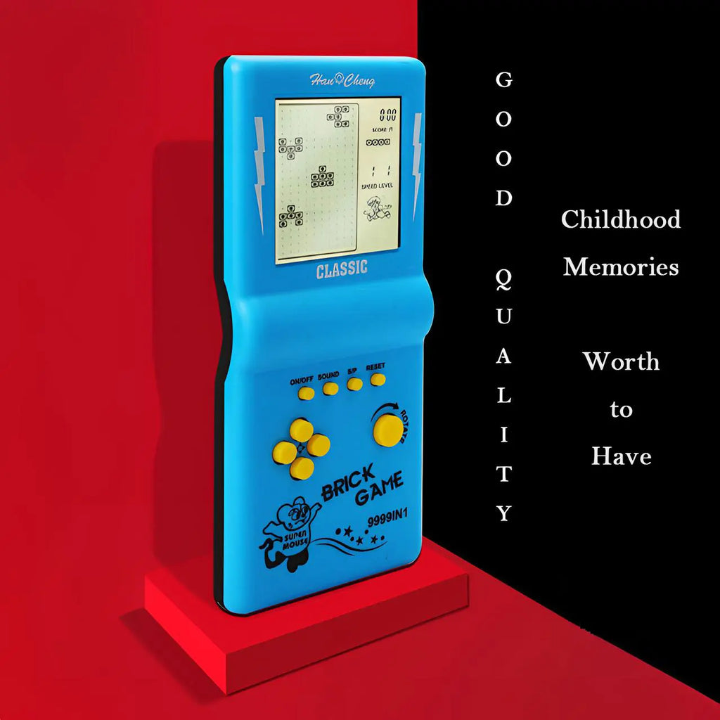 Rechargeable Retro Handheld Game Player Type-C Charge Nostalgic Game Console with Switch for Tetris Machine Boy Puzzle Toys Gift