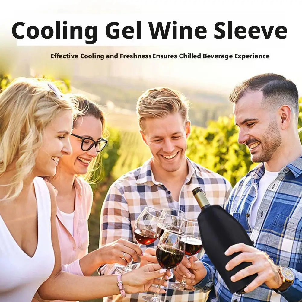 Wine Ice Bag Cooling Holder Jelly Picnic Beverage Nylon Wine Cooler Sleeve Soft Drink Rack Bar Tool For Beer Champagne Bucket