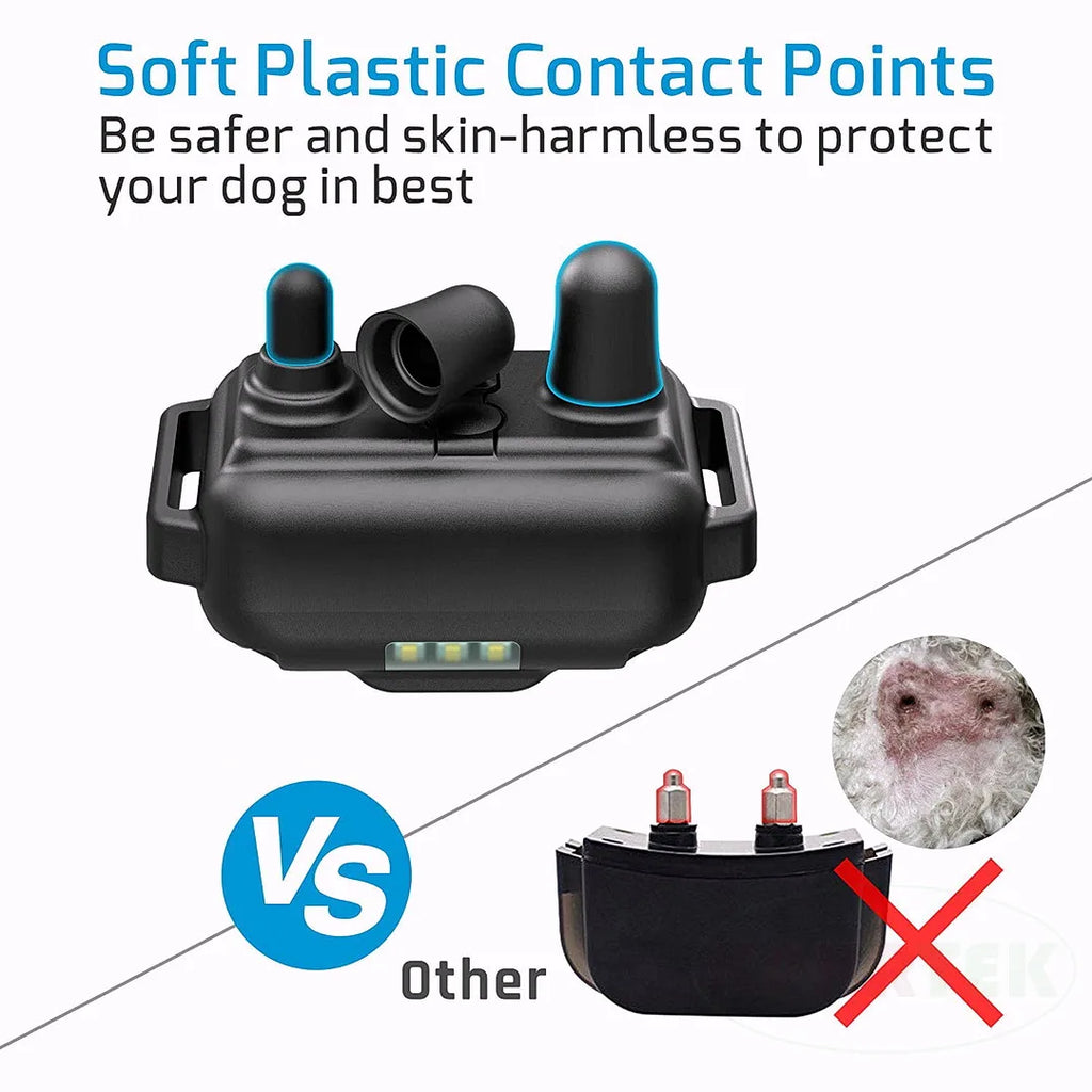H880 Black Remote Dog Training Collar, For 1/2/3 Dogs, Shock, vibration and beep Function, Rechargeable and Waterproof