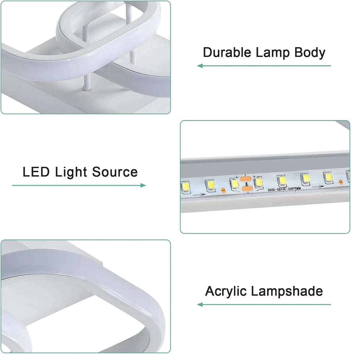 Modern LED Ceiling Lights Square Aisle Lamps Small Corridor Ceiling Fixtures for Hallway Kitchen Bedroom Stair Living Room Study