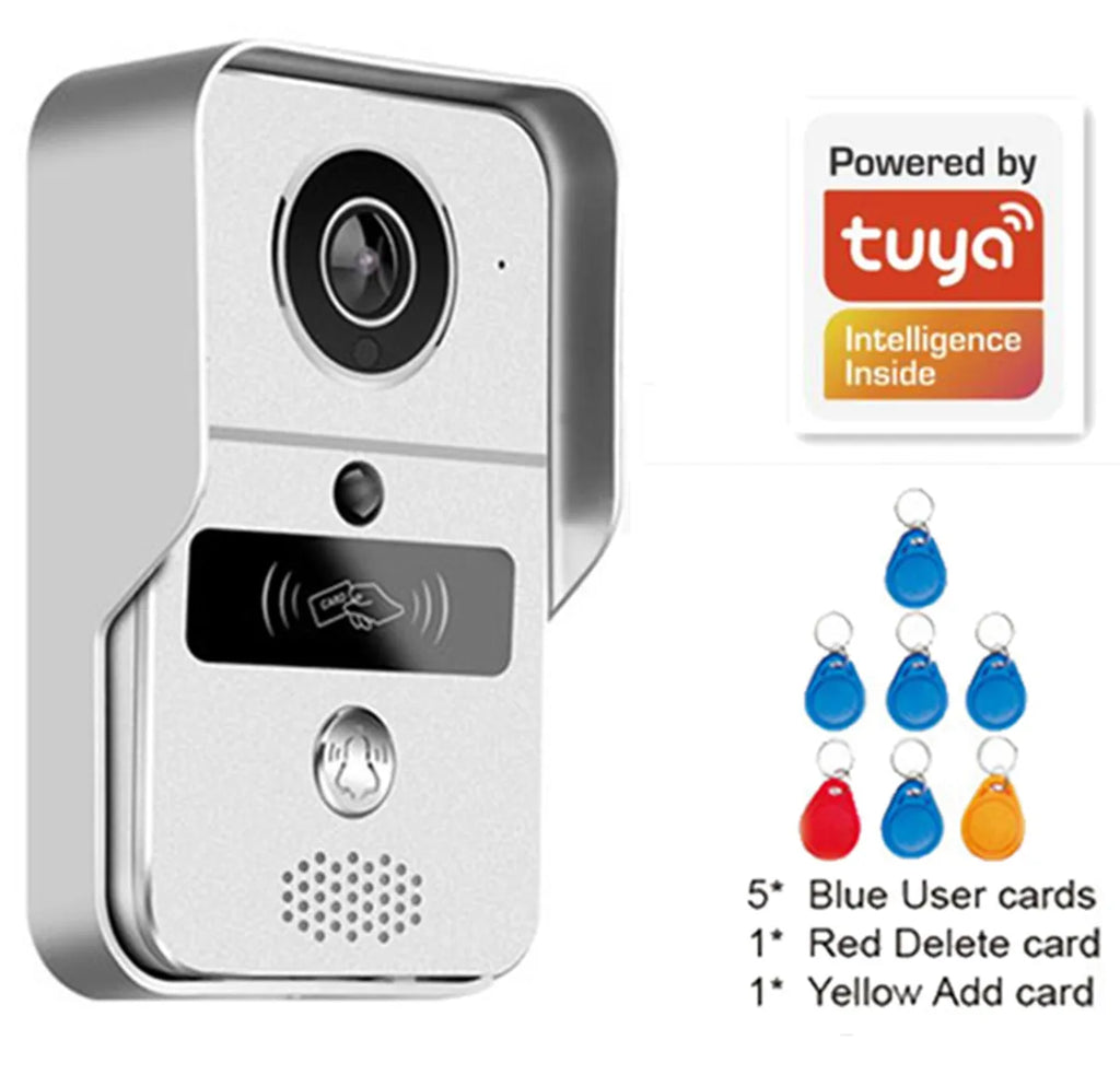 Tuya APP 2MP 1080P POE Wied WIFI IP  Doorbell  POE  Video Door Phone Intercom Visual Door Viewer Camera