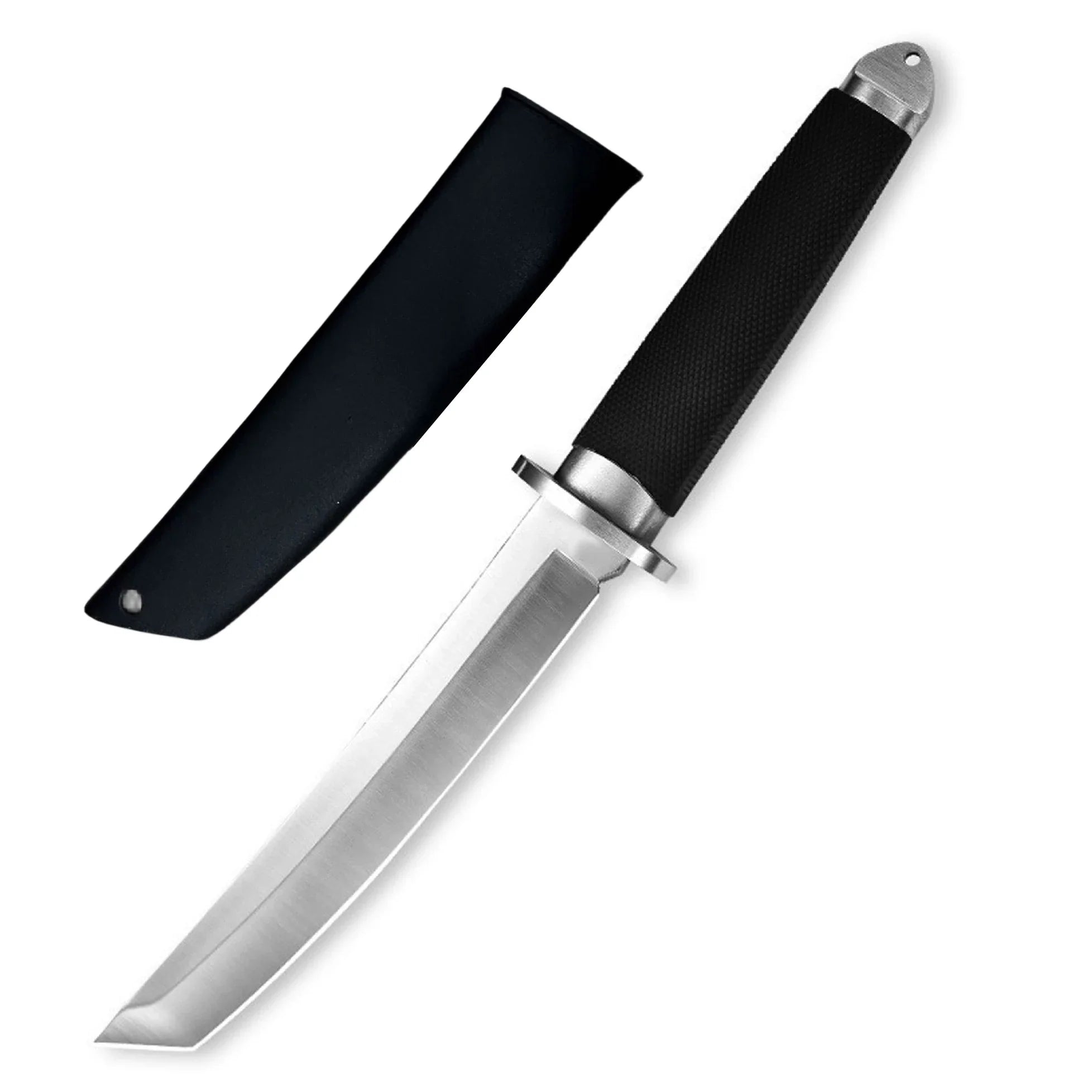 Camping Outdoor Straight Knife, Field Survival Knife, Integrated Keel