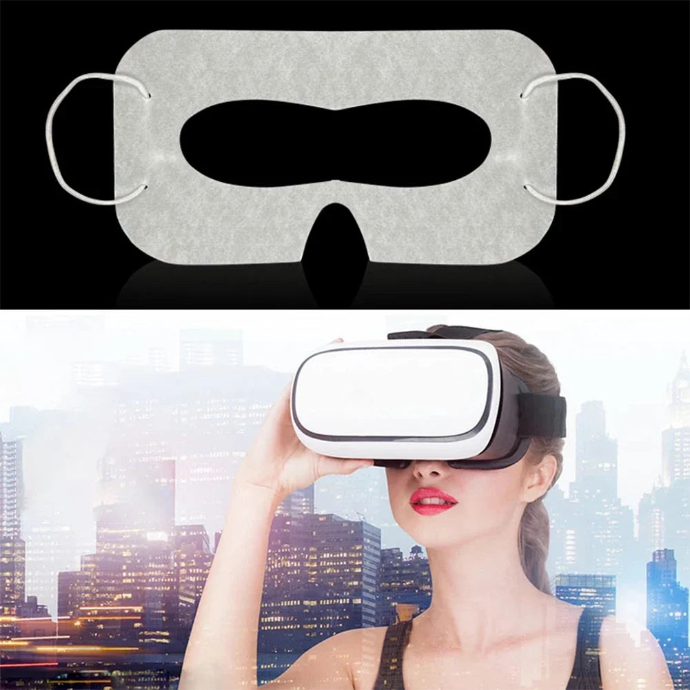 100Pcs Disposable VR Mask Breathable VR Eye Covers Universal Virtual Reality Face Mask for Meta Quest 3S VR Headset Accessories