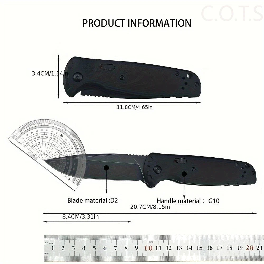 BM 4300 Folding Knife G10 Handle Wilderness Exploration, Hunting