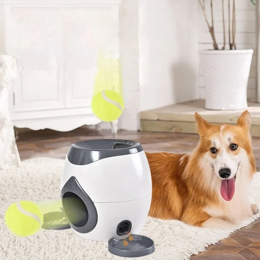 Automatic Dog Ball Launcher Dog Tennis Food Reward Machine Dog Tennis