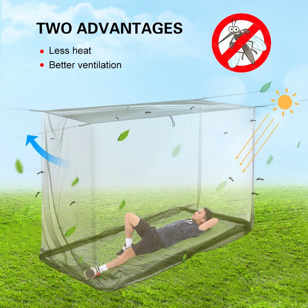Camping Tent Net Mosquito Mesh Tent Outdoor Net for Camping Hiking