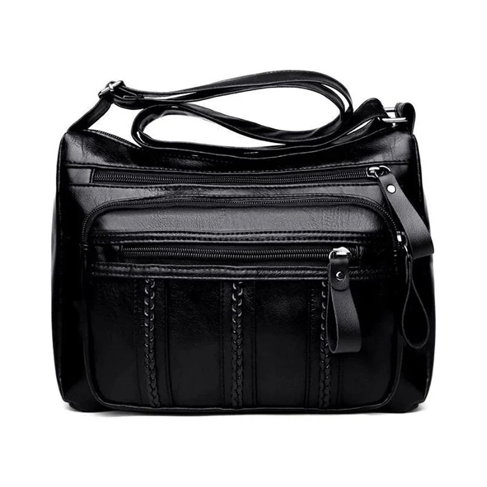 Women's Bag PU Soft Leather Ladies Fashion Simple Shoulder Bags Mom's Bags Crossbody Bag Purse With Adjustable Strap Satchel