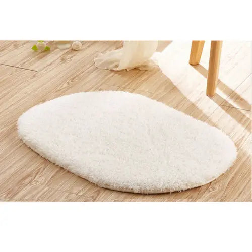 Cashmere Bath Bathroom Bedroom Floor Mat Shower Rug Non-Slip Thicken