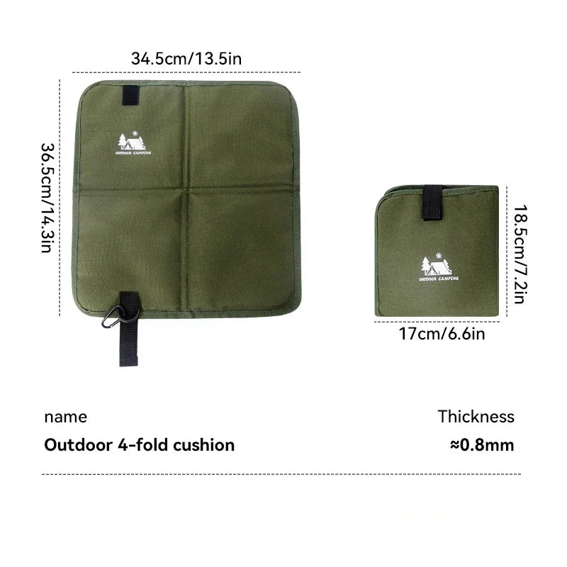 Camping Seat Pad Foldable Oxford Cloth Waterproof Moisture Proof